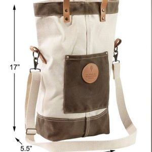 LLBean Canvas & Leather Crossbody